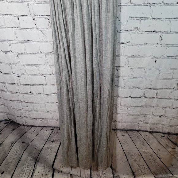 Sun & Moon Gray/Peach Knit Maxi Sundress Size‎ Small - Picture 3 of 8